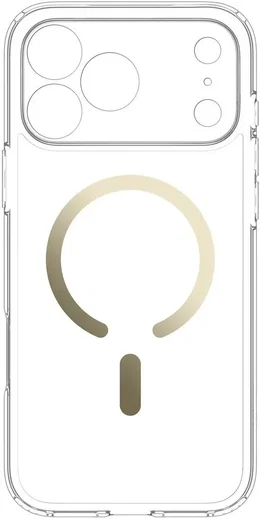 Spigen Ultra Hybrid MagFit iPhone 18 Pro Max / 17 Pro Max Hoesje Clear Goud afbeelding 12