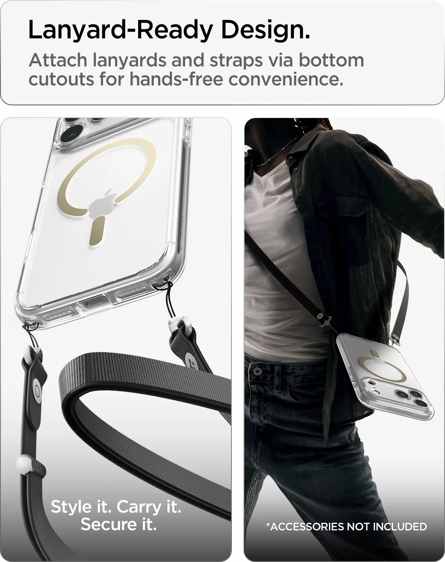 Spigen Ultra Hybrid MagFit iPhone 18 Pro Max / 17 Pro Max Hoesje Clear Goud afbeelding 10