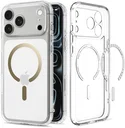 Spigen Ultra Hybrid MagFit iPhone 18 Pro Max / 17 Pro Max Hoesje Clear Goud