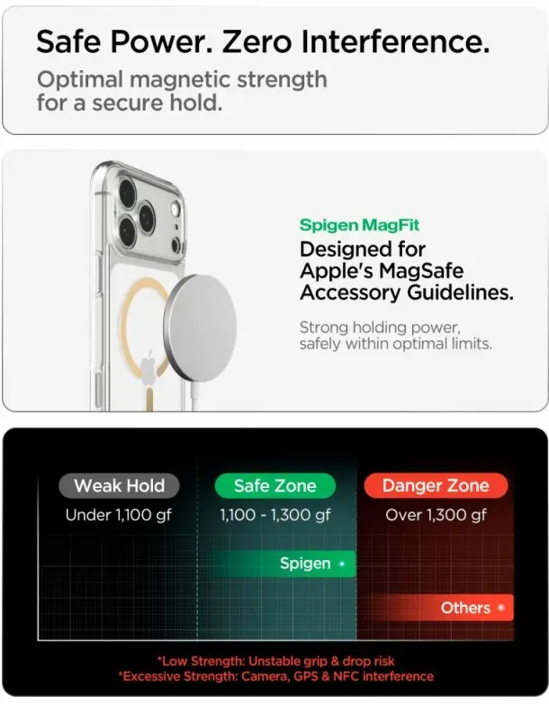 Spigen Ultra Hybrid MagFit iPhone 18 Pro Max / 17 Pro Max Hoesje Clear Goud afbeelding 9