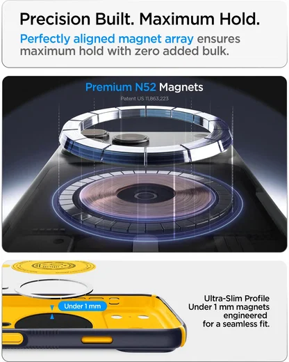 Spigen Nano Pop Hybrid MagFit iPhone 18 Pro Max / 17 Pro Max Back Cover Blauw afbeelding 5