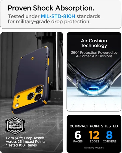 Spigen Nano Pop Hybrid MagFit iPhone 18 Pro Max / 17 Pro Max Back Cover Blauw afbeelding 3