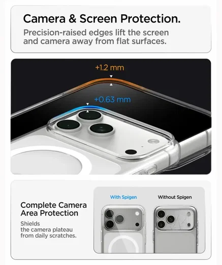 Spigen Liquid Crystal iPhone 18 Pro Max / 17 Pro Max Hoesje MagSafe Clear Wit afbeelding 6