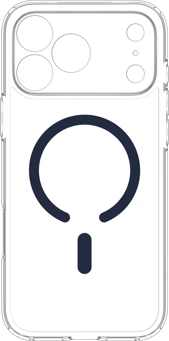 Spigen Ultra Hybrid MagFit iPhone 18 Pro Max / 17 Pro Max Hoesje Clear Blauw afbeelding 12