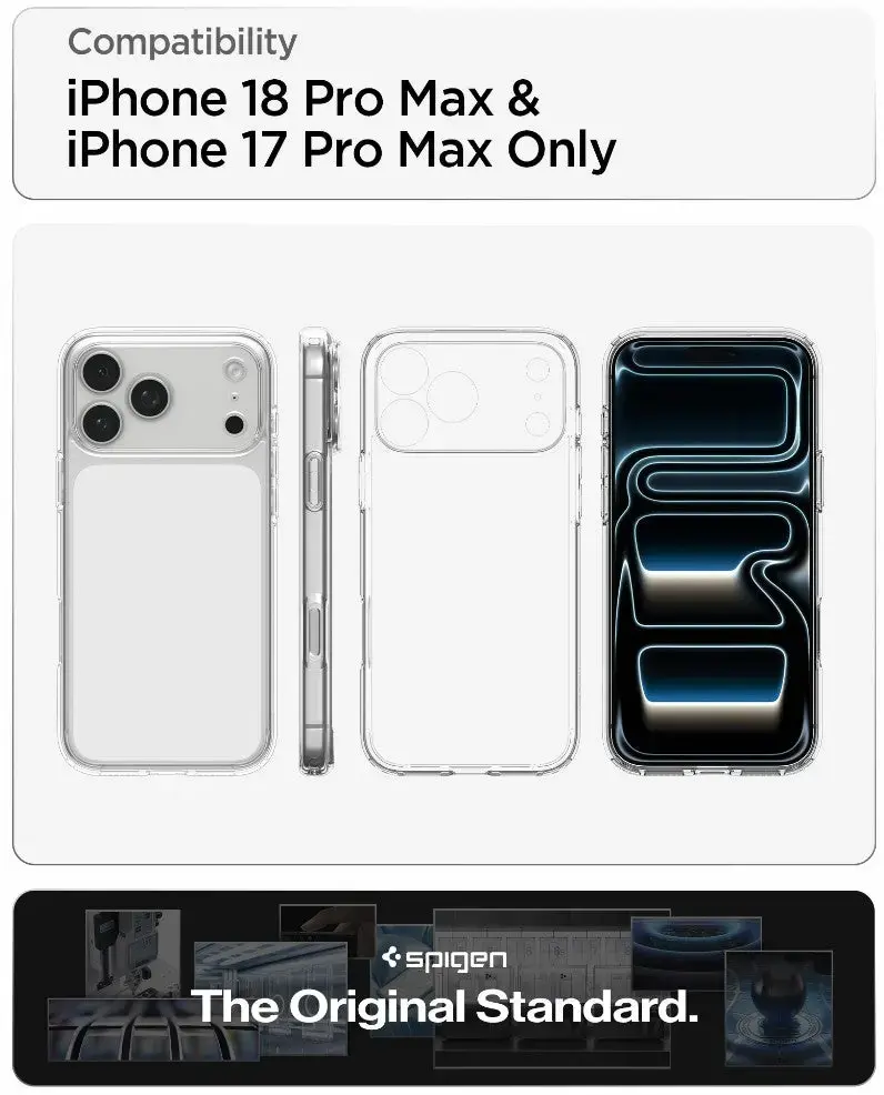 Spigen Ultra Hybrid Apple iPhone 18 Pro Max / 17 Pro Max Hoesje Transparant afbeelding 4