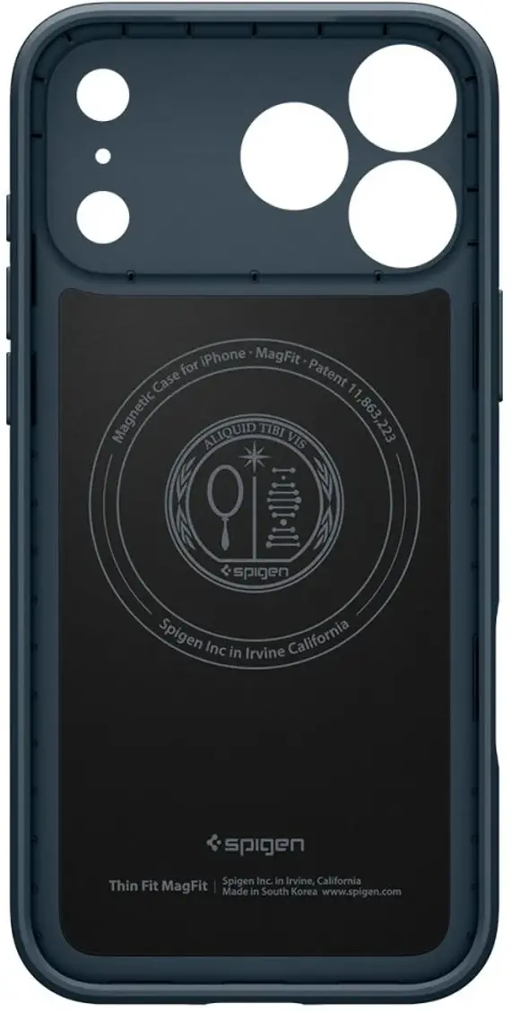 Spigen Thin Fit MagFit iPhone 18 Pro Max / 17 Pro Max Hoesje MagSafe Metal Slate afbeelding 11