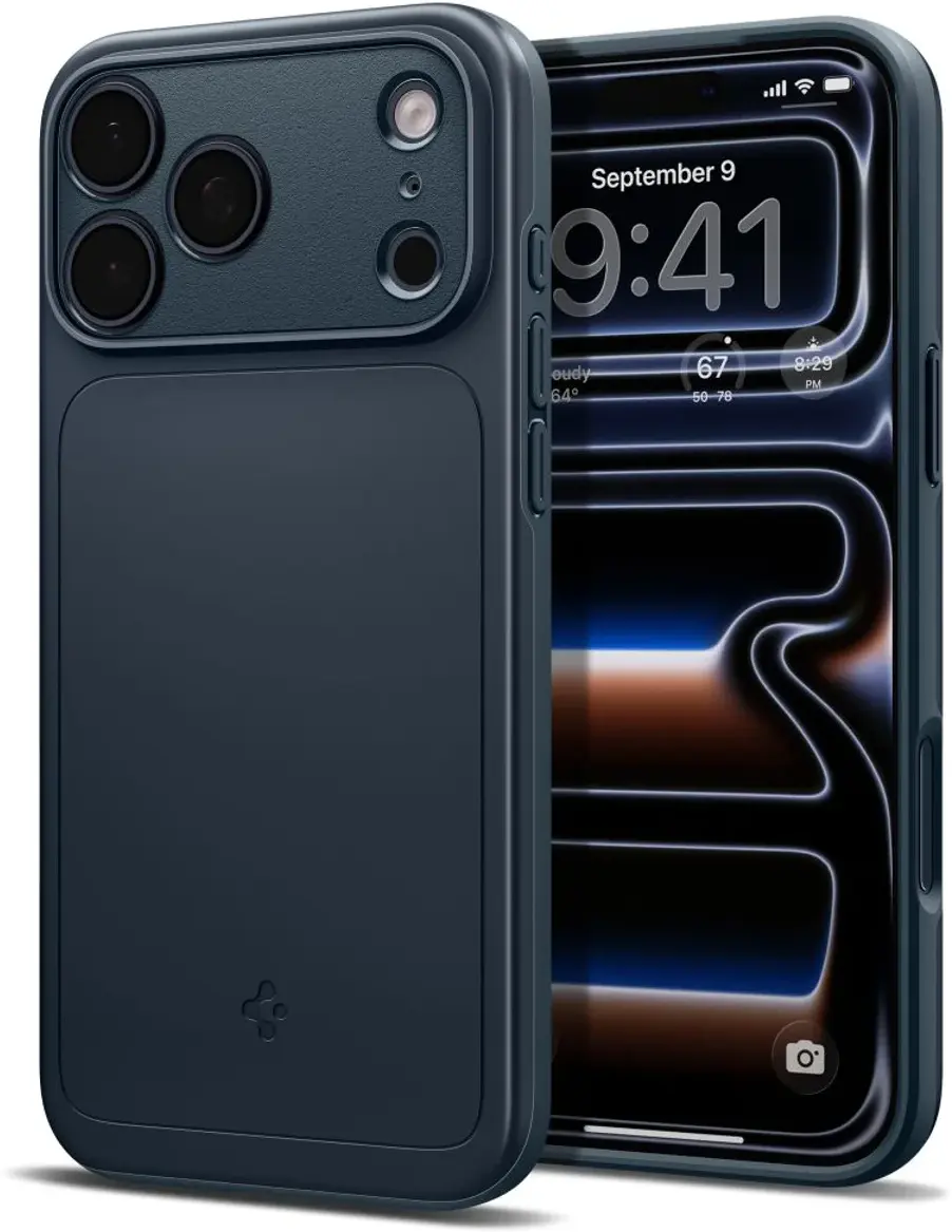 Spigen Thin Fit MagFit iPhone 18 Pro Max / 17 Pro Max Hoesje MagSafe Metal Slate afbeelding 2