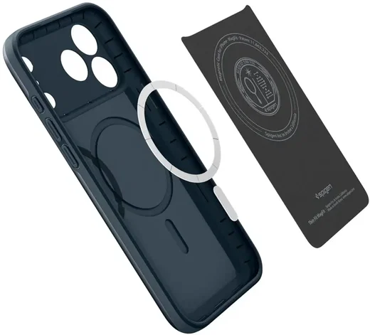 Spigen Thin Fit MagFit iPhone 18 Pro Max / 17 Pro Max Hoesje MagSafe Metal Slate afbeelding 12