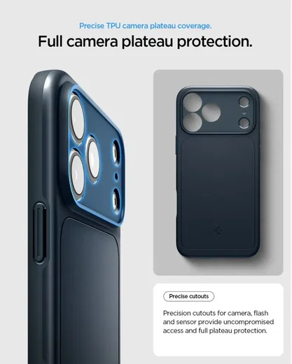 Spigen Thin Fit MagFit iPhone 18 Pro Max / 17 Pro Max Hoesje MagSafe Metal Slate afbeelding 7