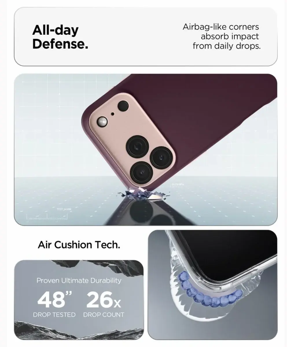 Spigen Nano Pop MagFit iPhone 18 Pro Max / 17 Pro Max Hoesje MagSafe Burgundy afbeelding 3