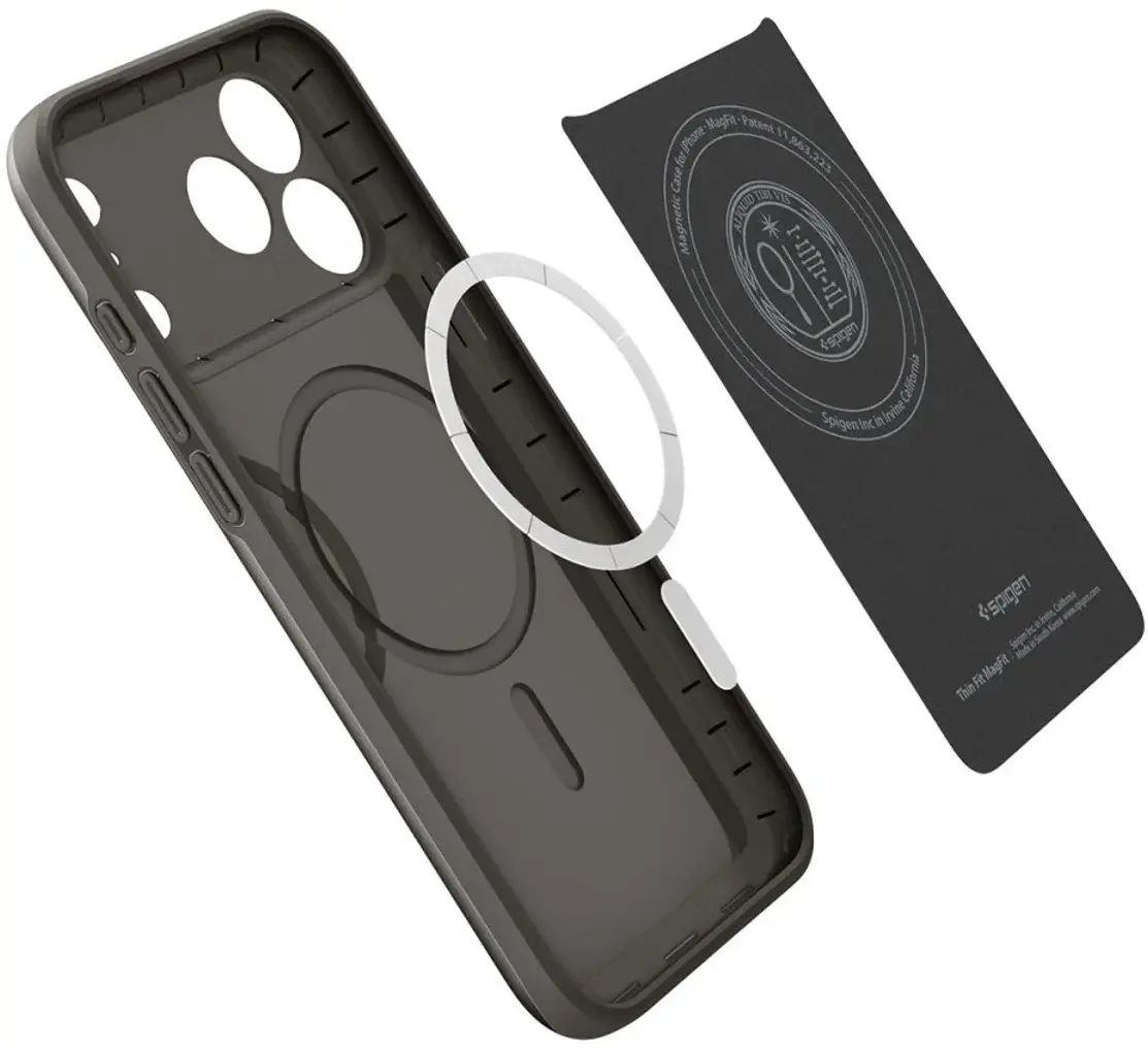 Spigen Thin Fit MagFit iPhone 18 Pro Max / 17 Pro Max Hoesje MagSafe Gunmetal afbeelding 12