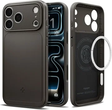 Spigen Thin Fit MagFit iPhone 18 Pro Max / 17 Pro Max Hoesje MagSafe Gunmetal