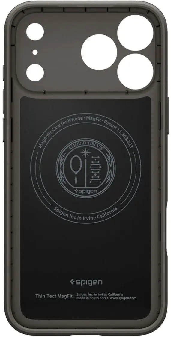 Spigen Thin Fit MagFit iPhone 18 Pro Max / 17 Pro Max Hoesje MagSafe Gunmetal afbeelding 11