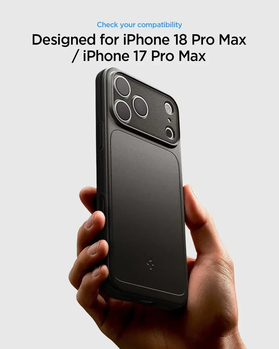 Spigen Thin Fit MagFit iPhone 18 Pro Max / 17 Pro Max Hoesje MagSafe Gunmetal afbeelding 4