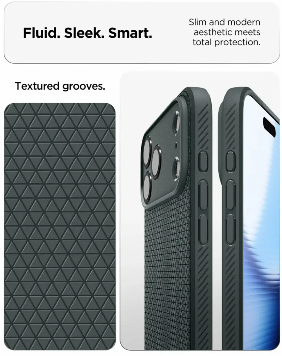 Spigen Liquid Air Apple iPhone 18 Pro Max / 17 Pro Max Hoesje Back Cover Groen afbeelding 4