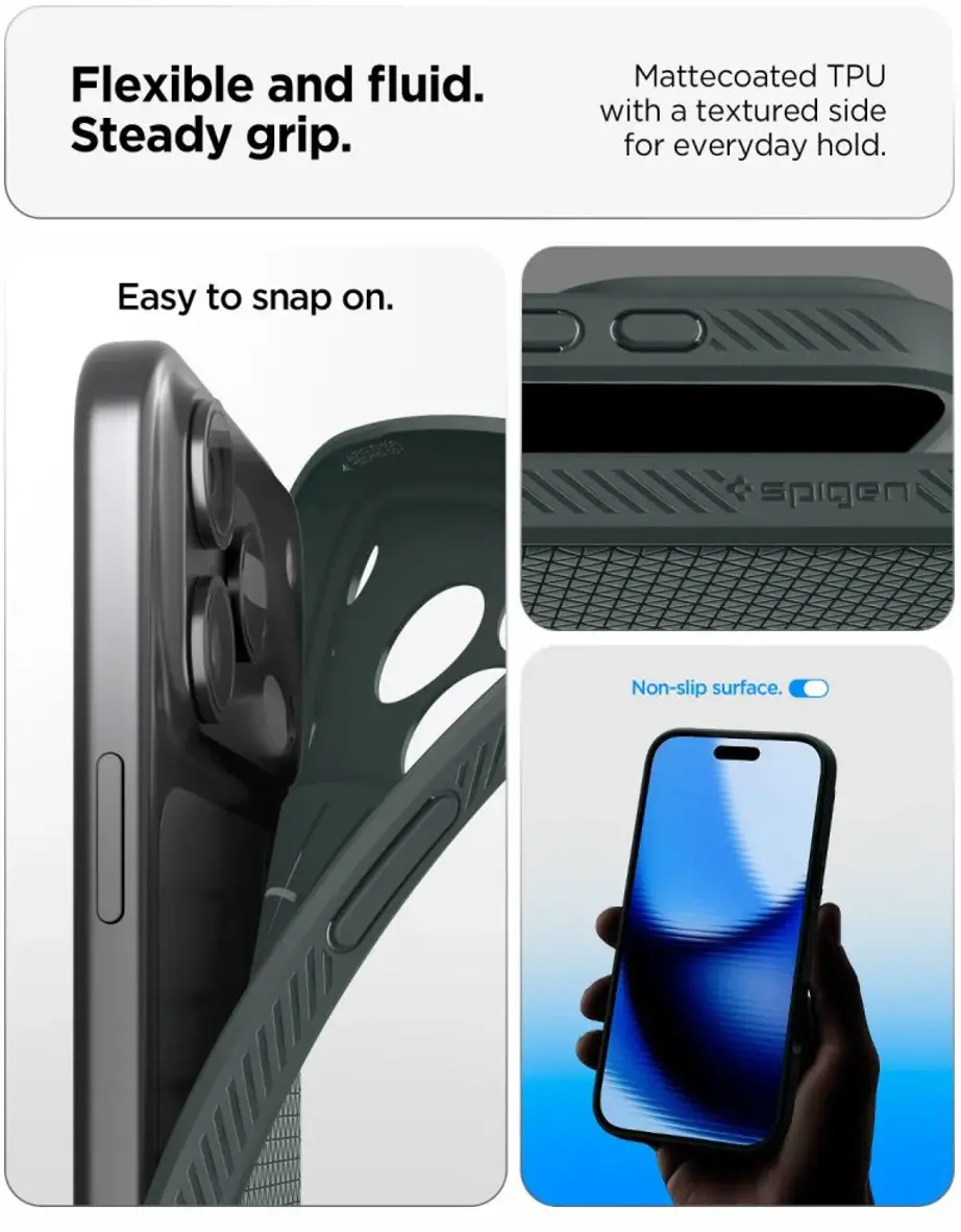 Spigen Liquid Air Apple iPhone 18 Pro Max / 17 Pro Max Hoesje Back Cover Groen afbeelding 5