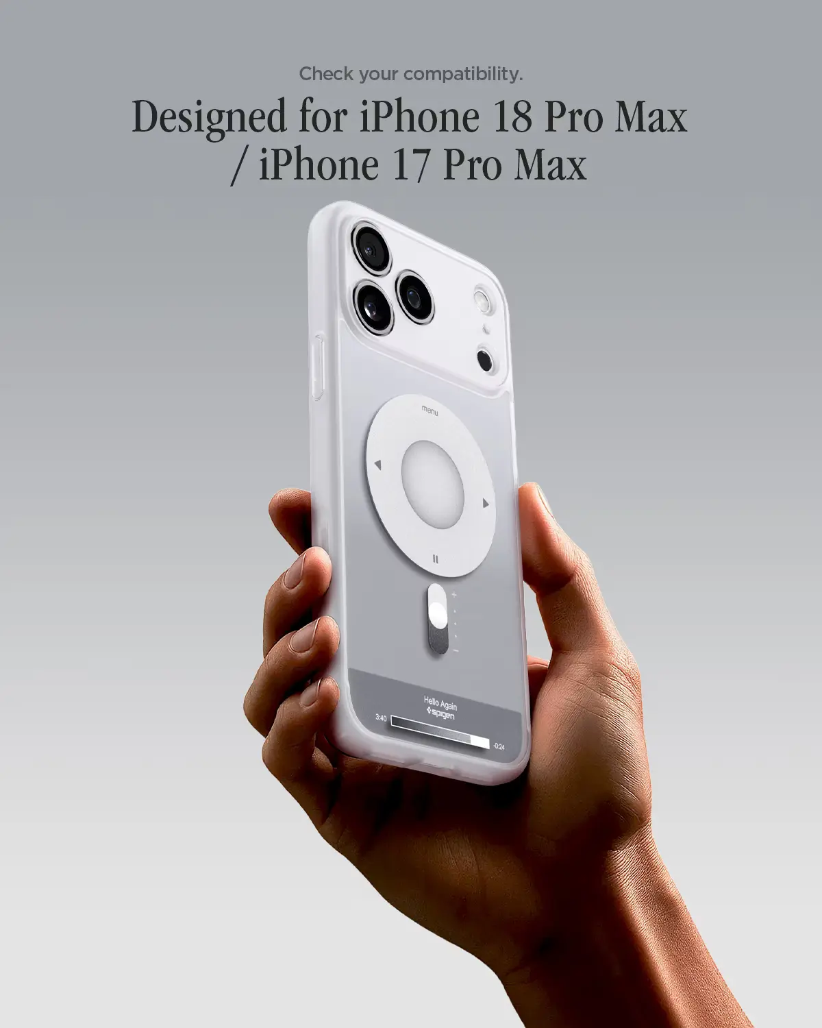 Spigen Ultra Hybrid MagFit iPhone 18 Pro Max / 17 Pro Max Hoesje Classic Zilver afbeelding 4