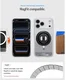 Spigen Ultra Hybrid MagFit iPhone 18 Pro Max / 17 Pro Max Hoesje Classic Zilver afbeelding 5