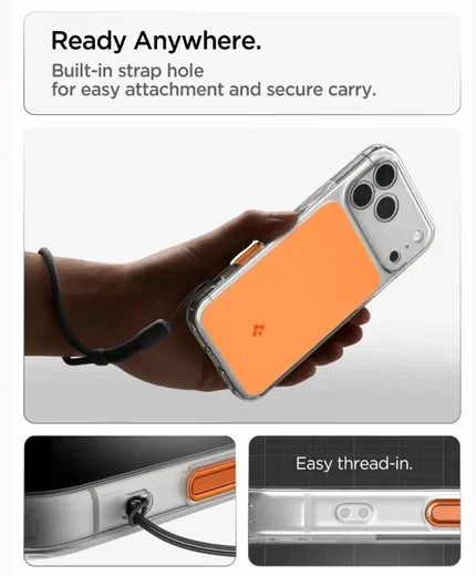 Spigen Ultra Hybrid T Apple iPhone 18 Pro Max / 17 Pro Max Hoesje MagSafe Oranje afbeelding 9