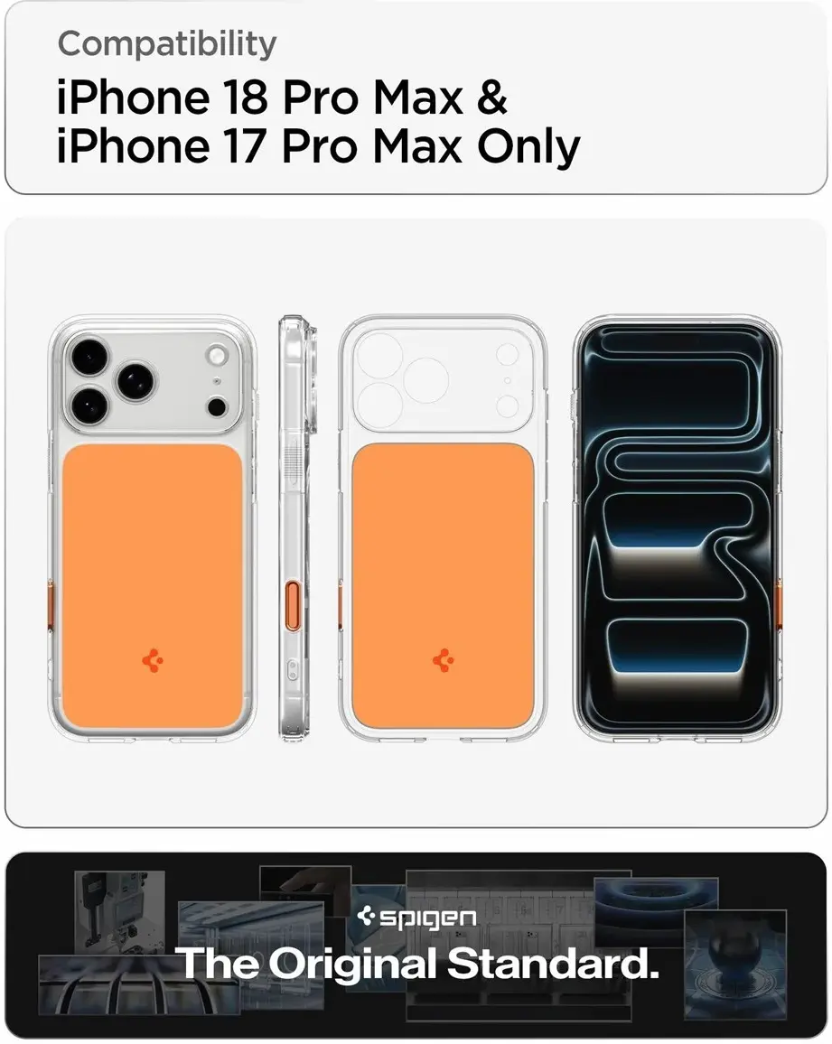 Spigen Ultra Hybrid T Apple iPhone 18 Pro Max / 17 Pro Max Hoesje MagSafe Oranje afbeelding 4