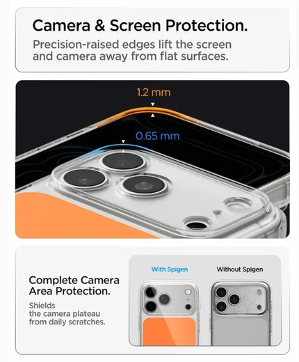 Spigen Ultra Hybrid T Apple iPhone 18 Pro Max / 17 Pro Max Hoesje MagSafe Oranje afbeelding 8