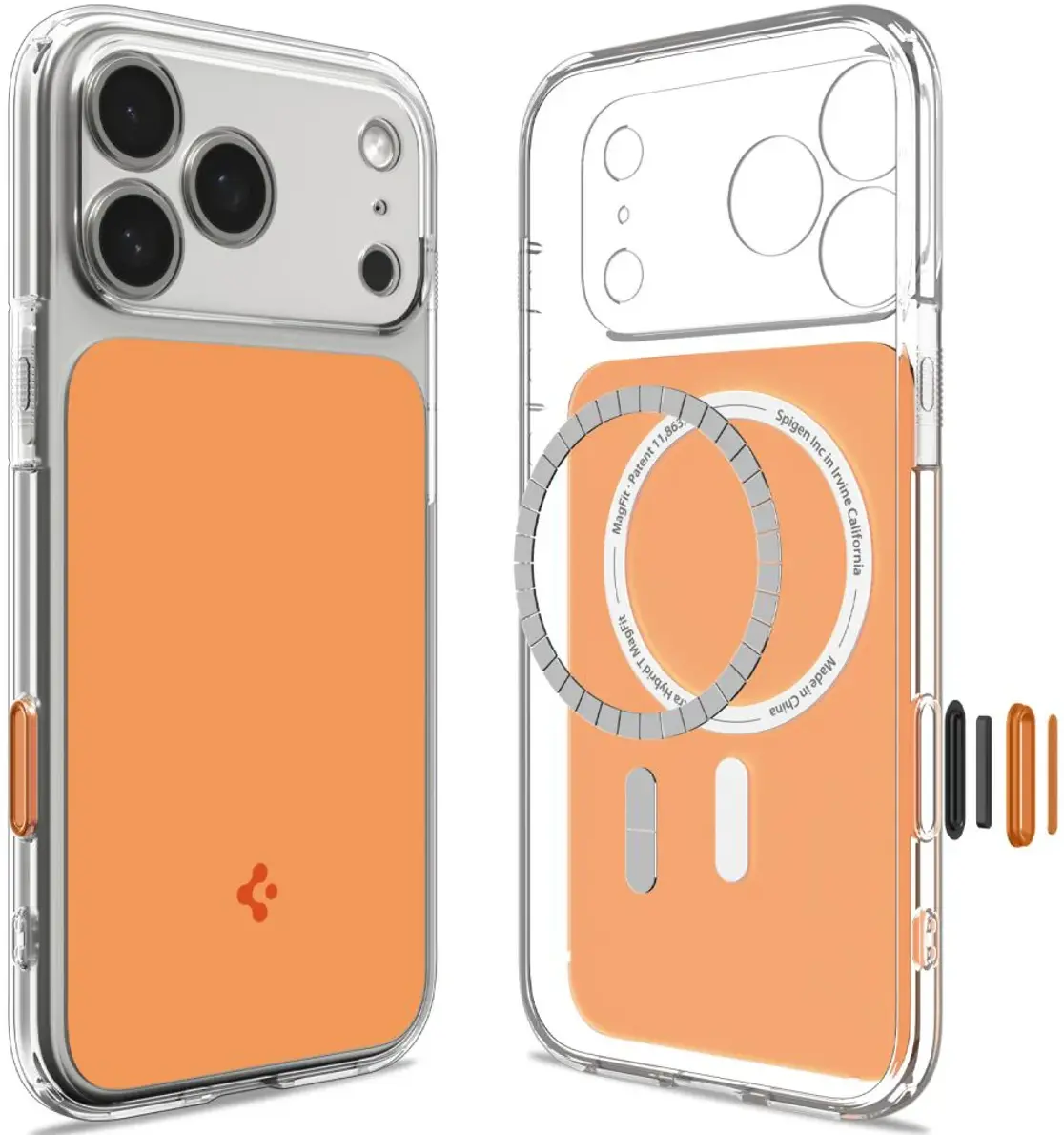 Spigen Ultra Hybrid T Apple iPhone 18 Pro Max / 17 Pro Max Hoesje MagSafe Oranje afbeelding 2