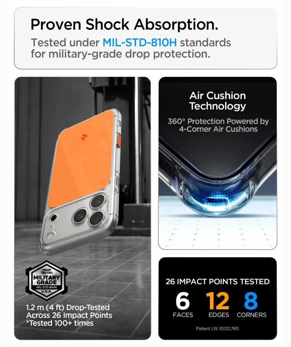 Spigen Ultra Hybrid T Apple iPhone 18 Pro Max / 17 Pro Max Hoesje MagSafe Oranje afbeelding 7