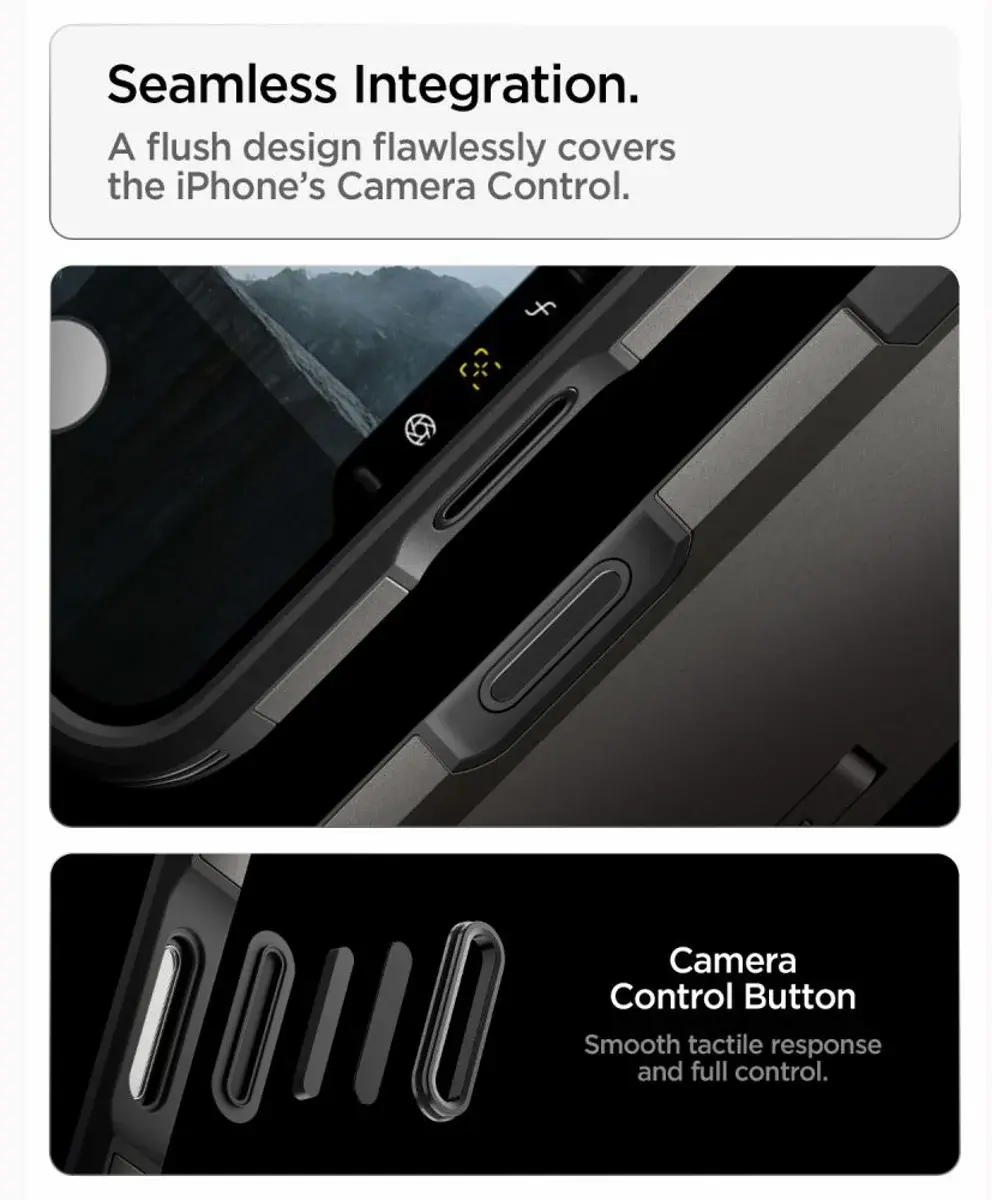 Spigen Tough Armor T iPhone 18 Pro Max / 17 Pro Max Hoesje MagSafe Gunmetal afbeelding 8