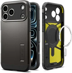 Spigen Tough Armor T iPhone 18 Pro Max / 17 Pro Max Hoesje MagSafe Gunmetal afbeelding