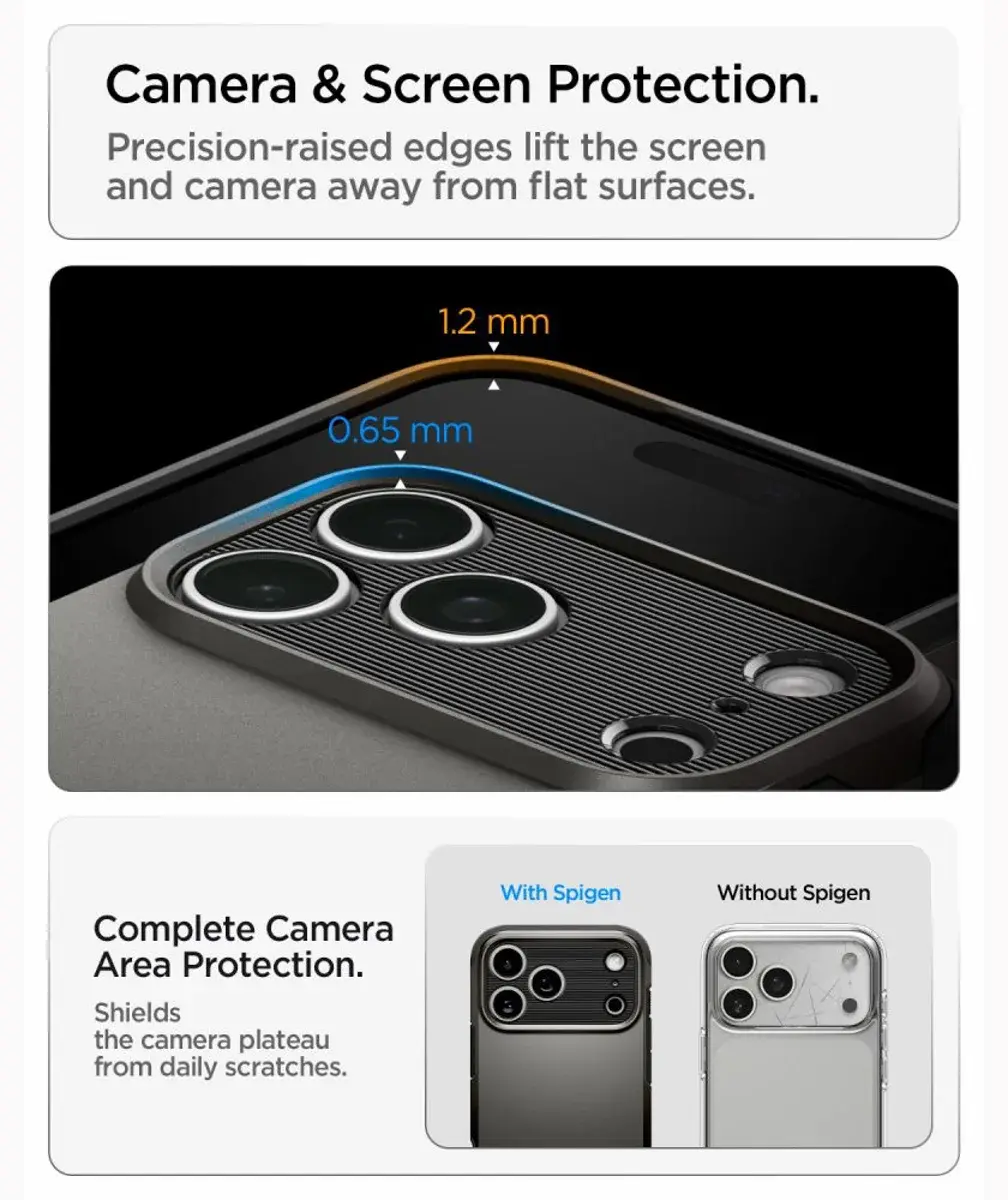Spigen Tough Armor T iPhone 18 Pro Max / 17 Pro Max Hoesje MagSafe Gunmetal afbeelding 10