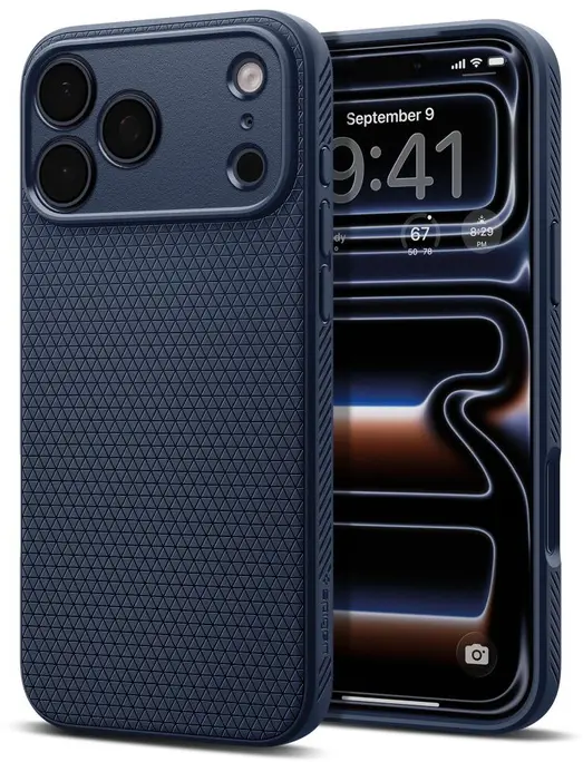 Spigen Liquid Air Apple iPhone 18 Pro Max / 17 Pro Max Hoesje Back Cover Blauw afbeelding 1