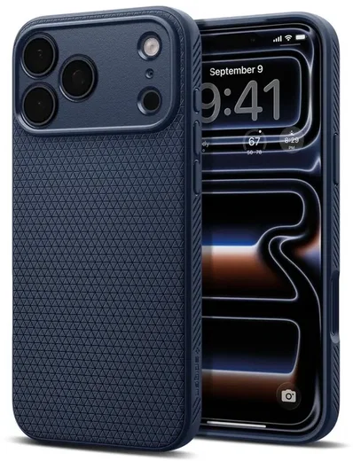 Spigen Liquid Air Apple iPhone 18 Pro Max / 17 Pro Max Hoesje Back Cover Blauw afbeelding 1