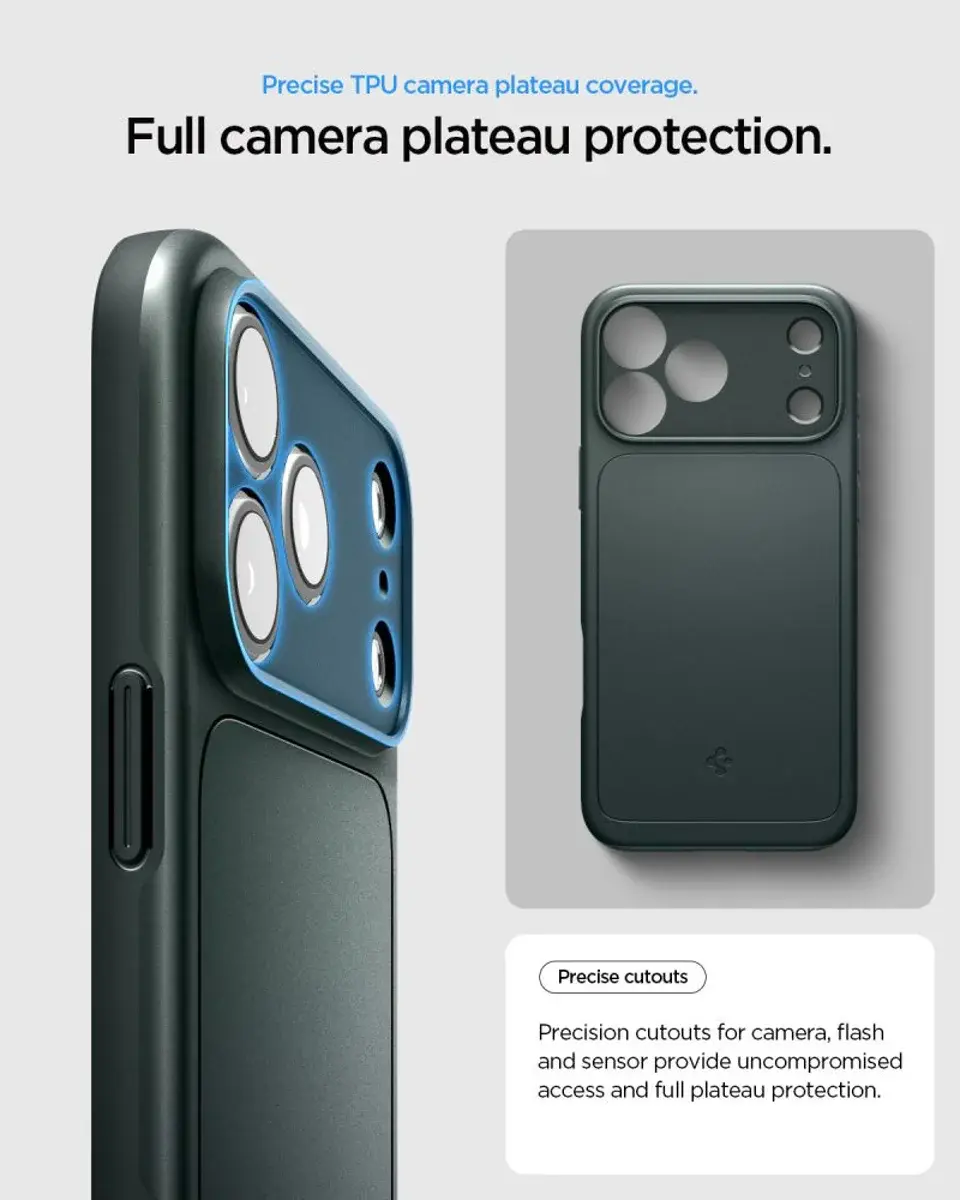 Spigen Thin Fit MagFit iPhone 18 Pro Max / 17 Pro Max Hoesje MagSafe Groen afbeelding 7