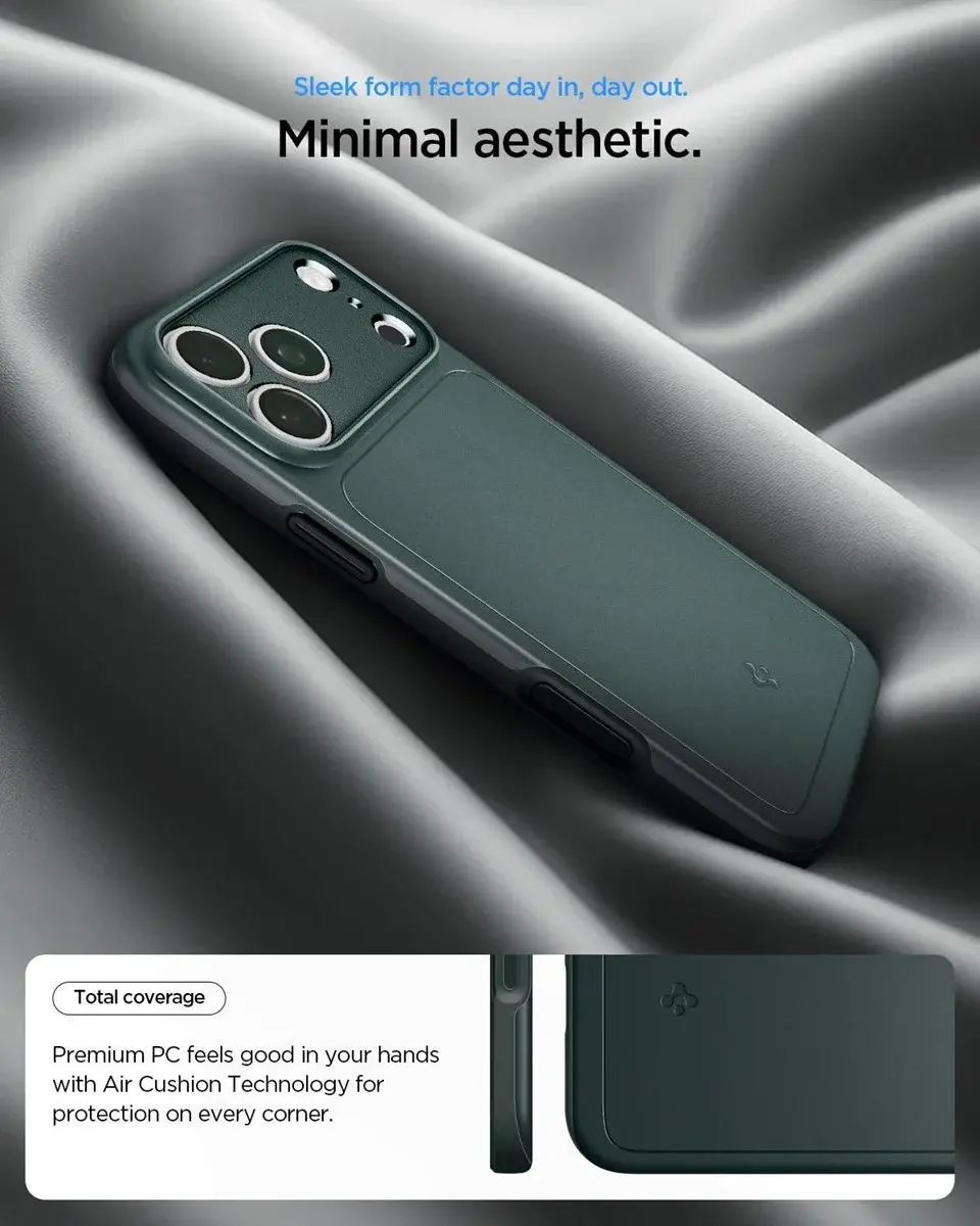 Spigen Thin Fit MagFit iPhone 18 Pro Max / 17 Pro Max Hoesje MagSafe Groen afbeelding 6