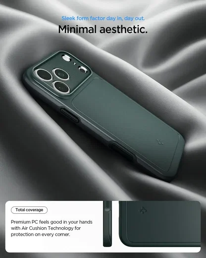 Spigen Thin Fit MagFit iPhone 18 Pro Max / 17 Pro Max Hoesje MagSafe Groen afbeelding 6
