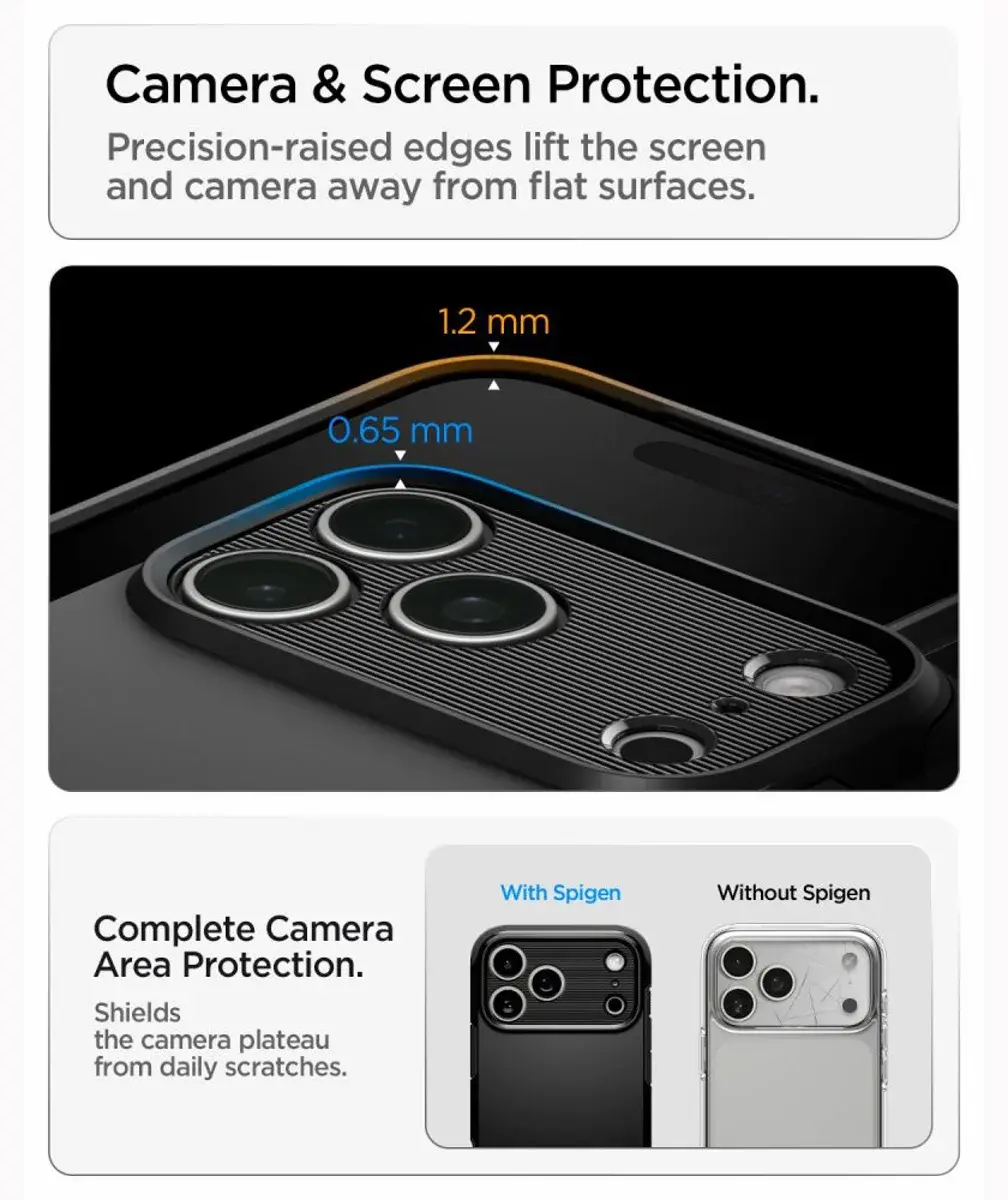 Spigen Tough Armor T iPhone 18 Pro Max / 17 Pro Max Hoesje MagSafe Zwart afbeelding 10