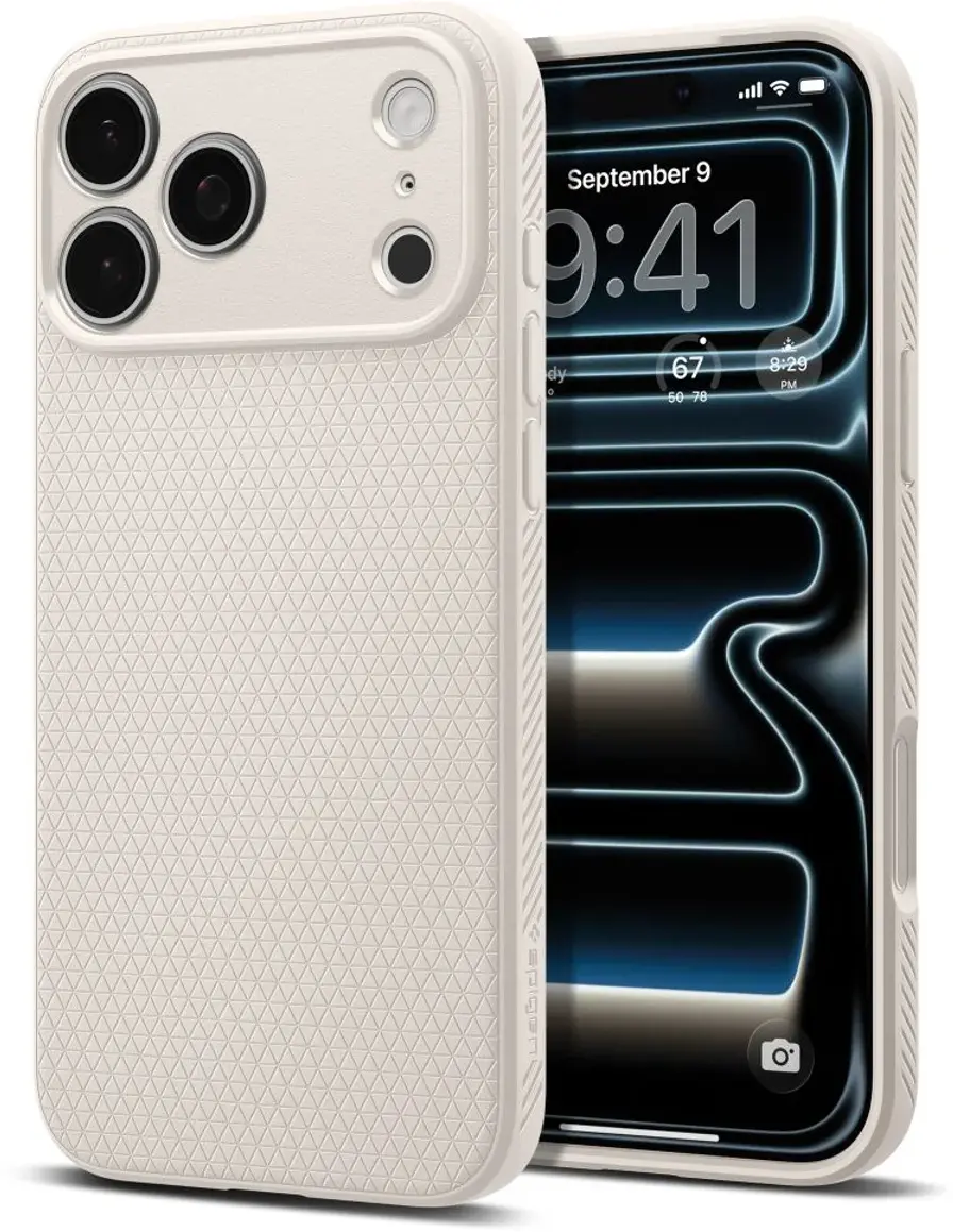 Spigen Liquid Air Apple iPhone 18 Pro Max / 17 Pro Max Hoesje Titanium afbeelding 1