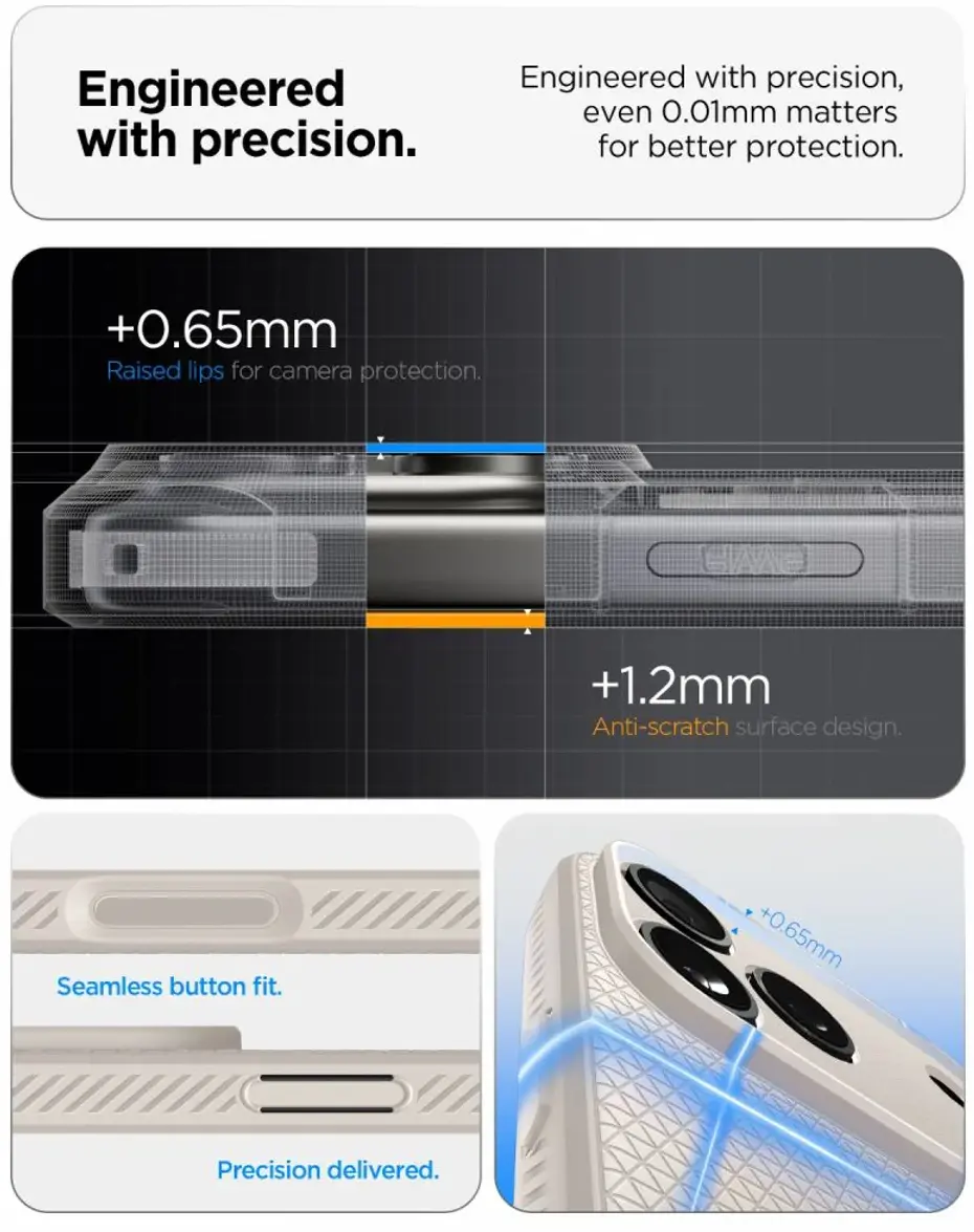 Spigen Liquid Air Apple iPhone 18 Pro Max / 17 Pro Max Hoesje Titanium afbeelding 5