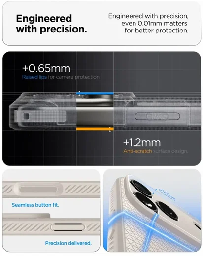 Spigen Liquid Air Apple iPhone 18 Pro Max / 17 Pro Max Hoesje Titanium afbeelding 5