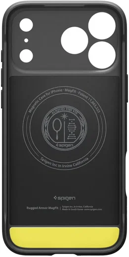 Spigen Rugged Armor MagFit iPhone 18 Pro Max / 17 Pro Max Hoesje MagSafe Zwart afbeelding 10