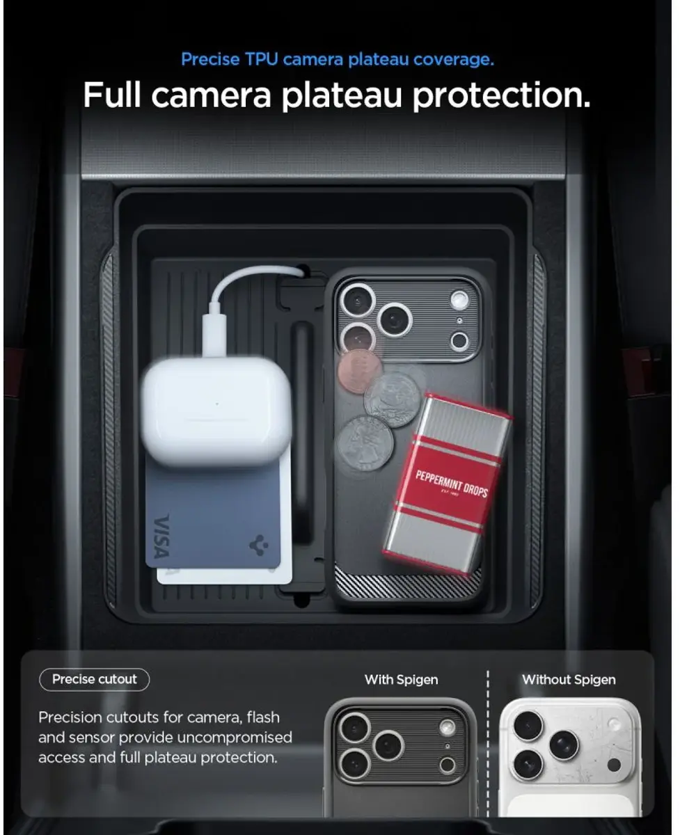 Spigen Rugged Armor MagFit iPhone 18 Pro Max / 17 Pro Max Hoesje MagSafe Zwart afbeelding 5