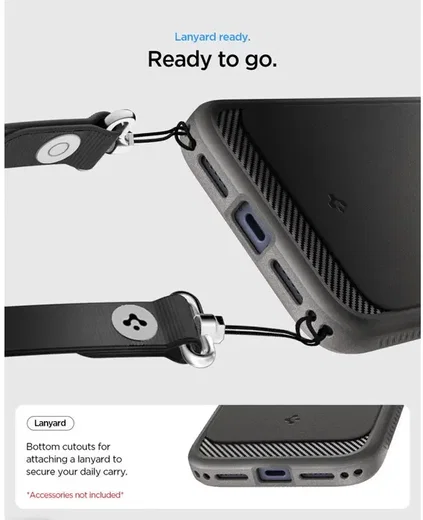 Spigen Rugged Armor MagFit iPhone 18 Pro Max / 17 Pro Max Hoesje MagSafe Grijs afbeelding 7