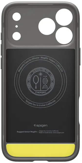 Spigen Rugged Armor MagFit iPhone 18 Pro Max / 17 Pro Max Hoesje MagSafe Grijs afbeelding 10