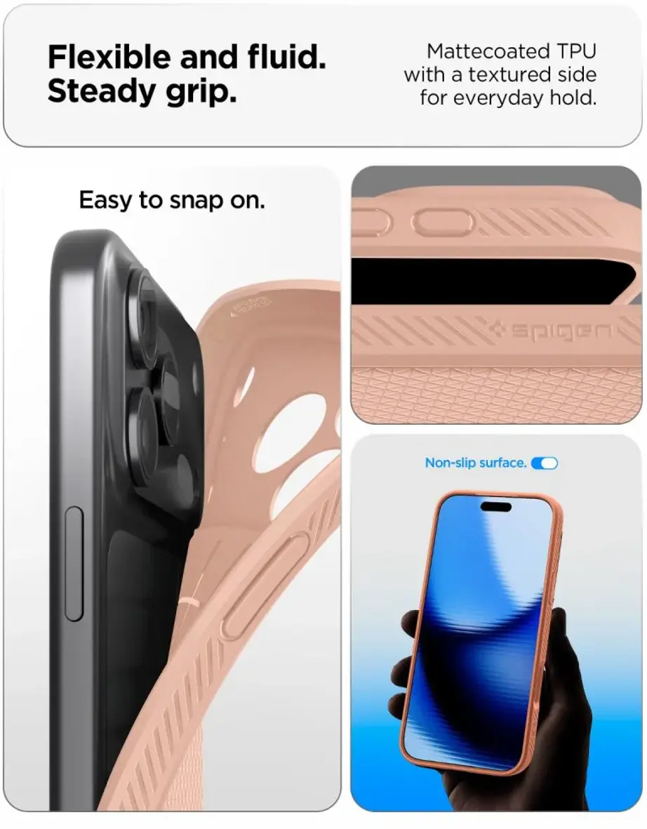 Spigen Liquid Air Apple iPhone 18 Pro Max / 17 Pro Max Hoesje Back Cover Roze afbeelding 5