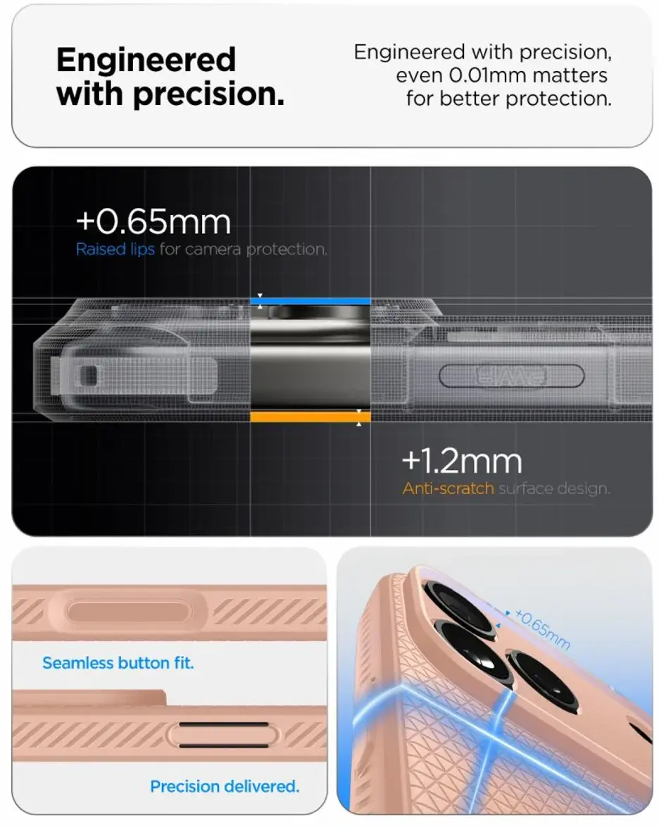 Spigen Liquid Air Apple iPhone 18 Pro Max / 17 Pro Max Hoesje Back Cover Roze afbeelding 6