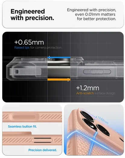 Spigen Liquid Air Apple iPhone 18 Pro Max / 17 Pro Max Hoesje Back Cover Roze afbeelding 6