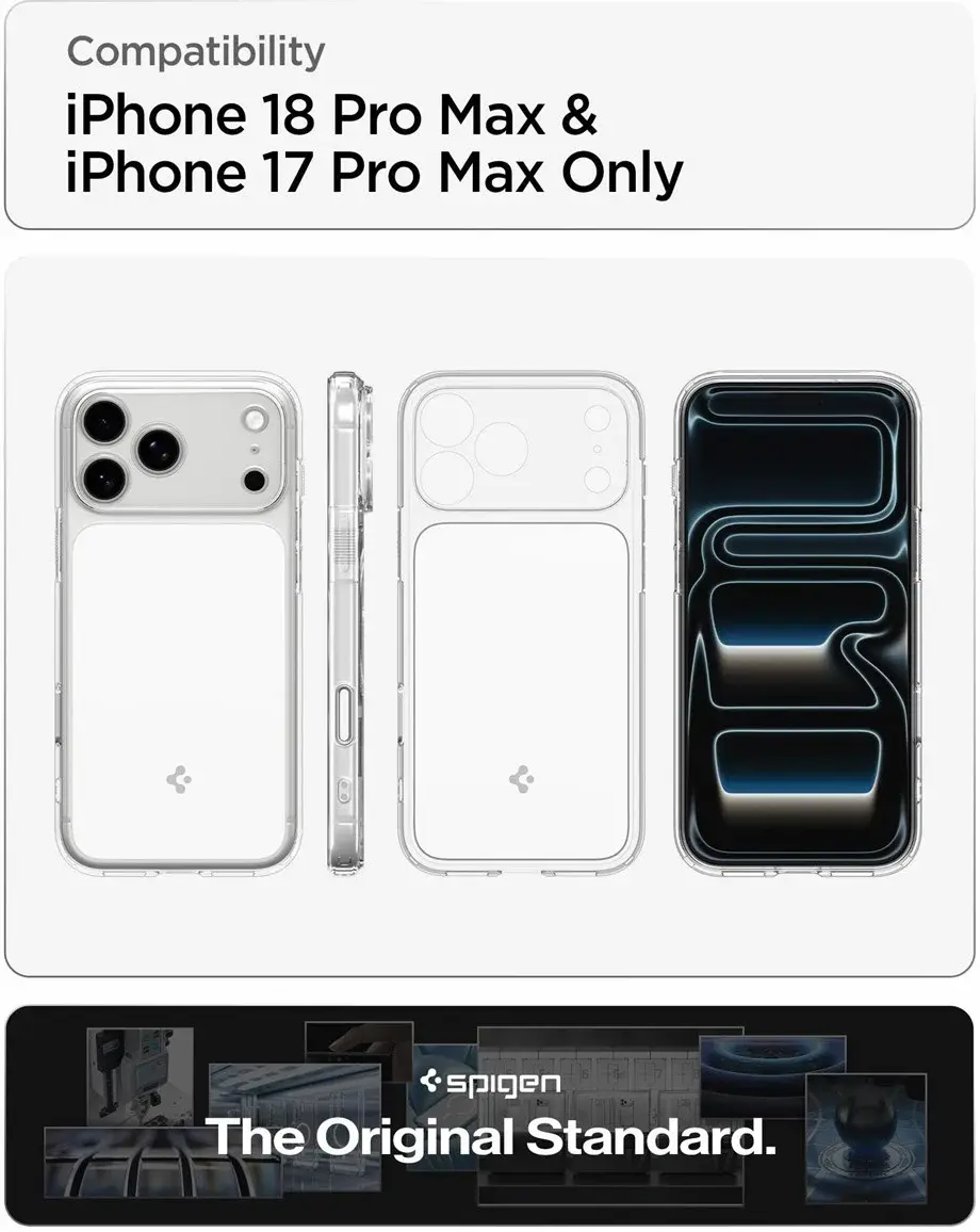Spigen Ultra Hybrid T Apple iPhone 18 Pro Max / 17 Pro Max Hoesje MagSafe Wit afbeelding 4