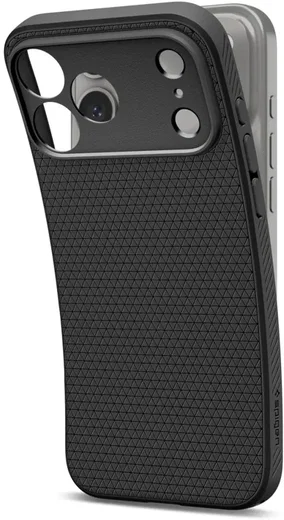 Spigen Liquid Air Apple iPhone 18 Pro Max / 17 Pro Max Hoesje Back Cover Zwart afbeelding 9