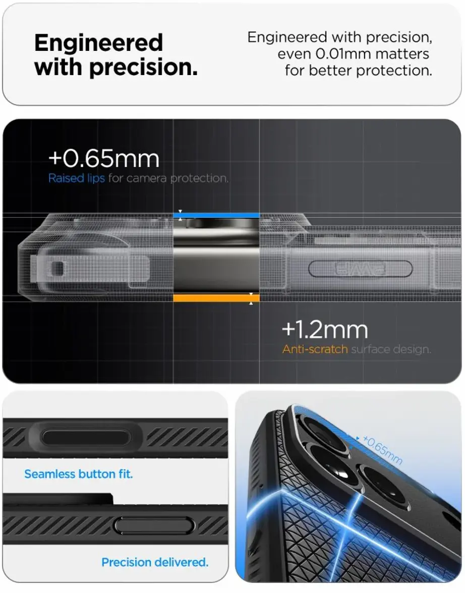 Spigen Liquid Air Apple iPhone 18 Pro Max / 17 Pro Max Hoesje Back Cover Zwart afbeelding 6