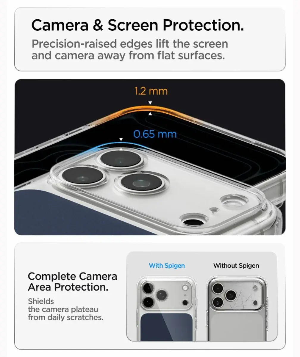 Spigen Ultra Hybrid T Apple iPhone 18 Pro Max / 17 Pro Max Hoesje MagSafe Blauw afbeelding 8